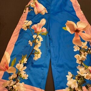 Ted Baker palazzo pants satin size 2-4